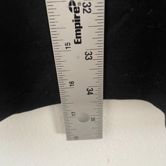 Coldwater Creek Skirt Women 3X Black Midi Lagenlook Stretch Pockets Office Knit - Picture 6 of 6